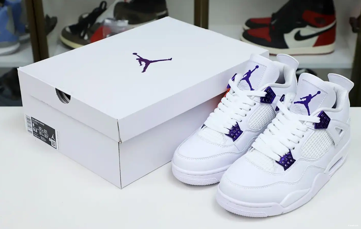 PURPLE 4 JORDAN AIR METALLIC 0325